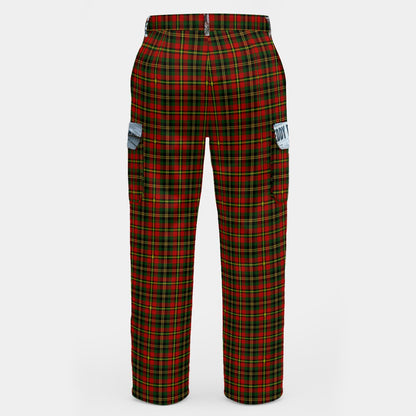 Plaid Paper Cargo Pants