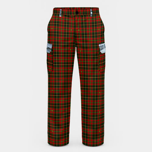 Plaid Paper Cargo Pants